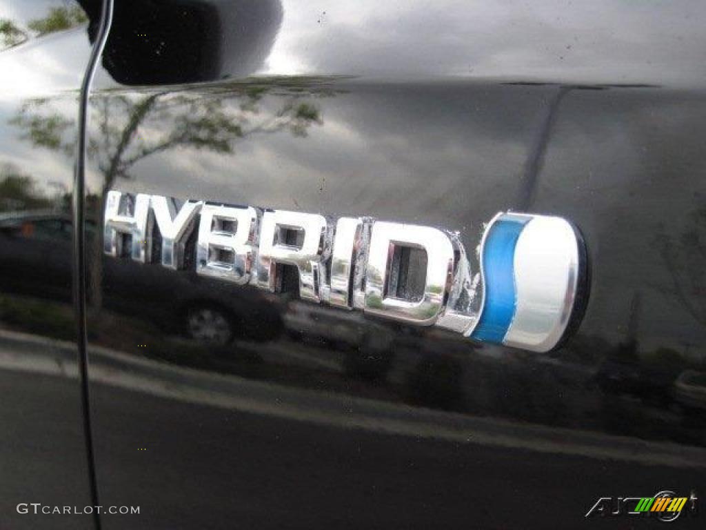 2007 Highlander Hybrid Limited 4WD - Black / Ivory Beige photo #29