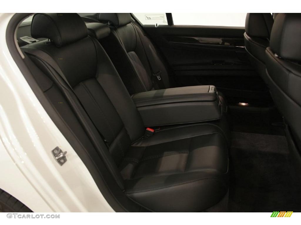 2009 7 Series 750Li Sedan - Mineral White Metallic / Black Nappa Leather photo #33