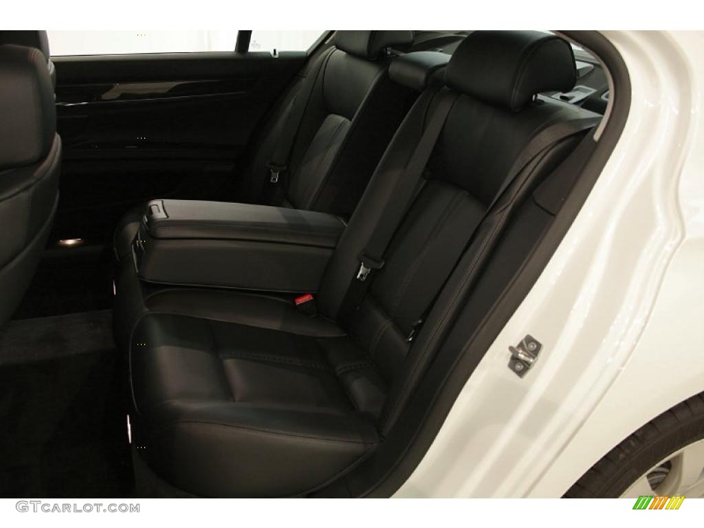 2009 7 Series 750Li Sedan - Mineral White Metallic / Black Nappa Leather photo #34