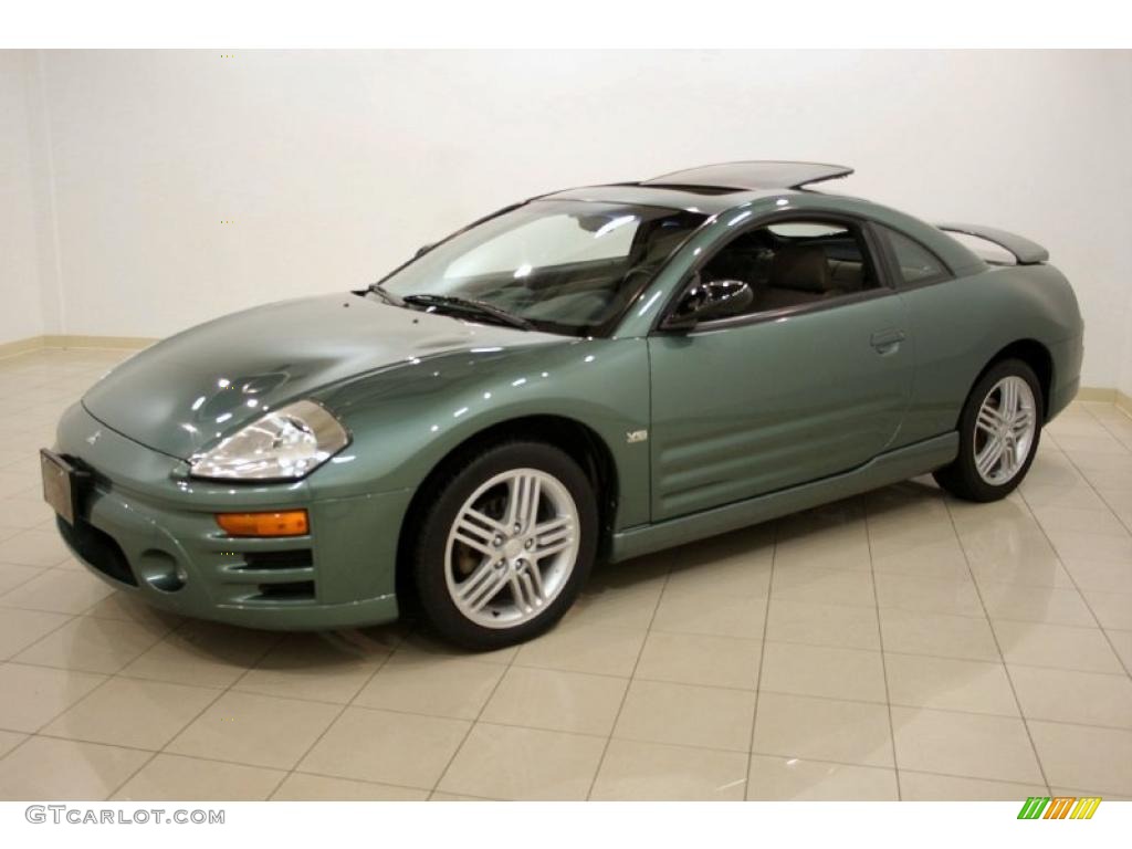 2004 Eclipse GT Coupe - Machine Green Metallic / Sand Blast photo #3