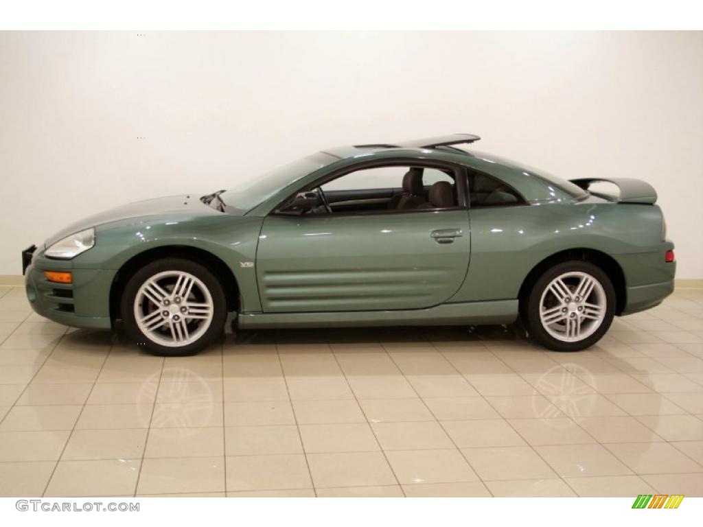 2004 Eclipse GT Coupe - Machine Green Metallic / Sand Blast photo #4