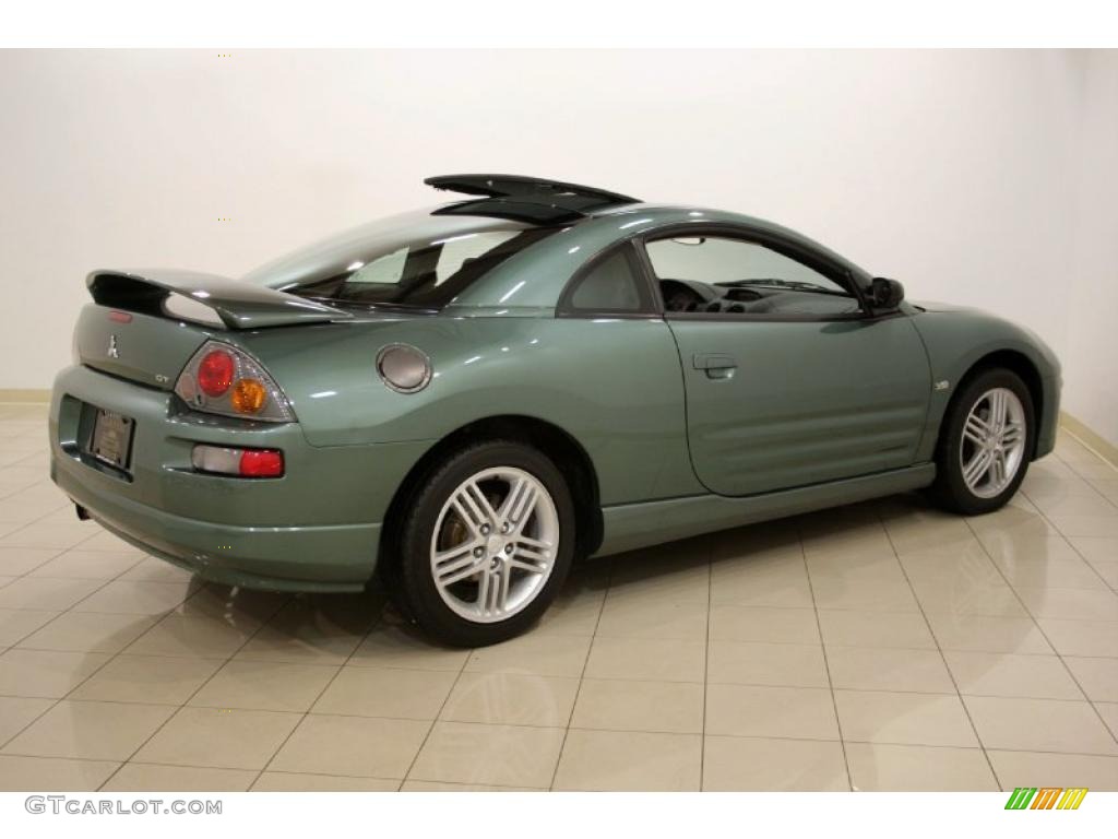 2004 Eclipse GT Coupe - Machine Green Metallic / Sand Blast photo #7