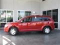 2010 Inferno Red Crystal Pearl Coat Dodge Journey SE  photo #6