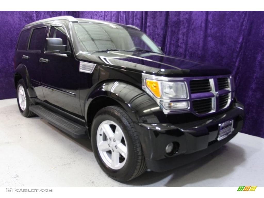 2007 Nitro SXT - Black / Dark Slate Gray photo #1