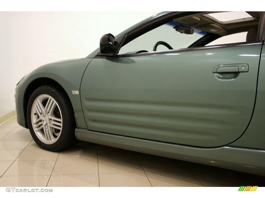 2004 Eclipse GT Coupe - Machine Green Metallic / Sand Blast photo #20