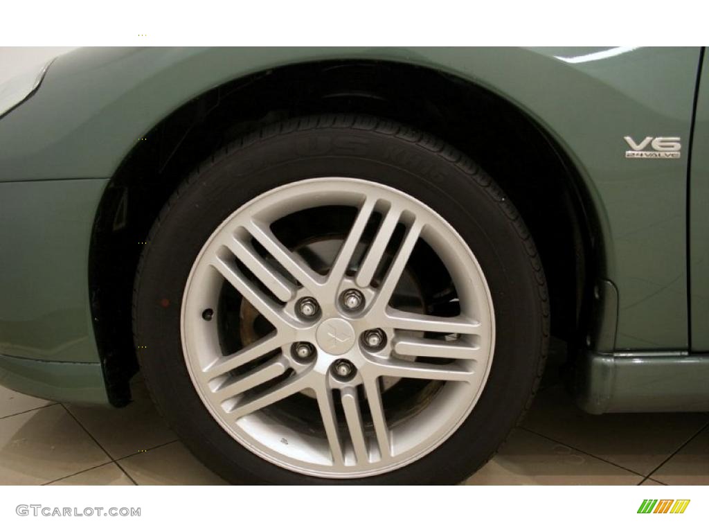 2004 Eclipse GT Coupe - Machine Green Metallic / Sand Blast photo #21