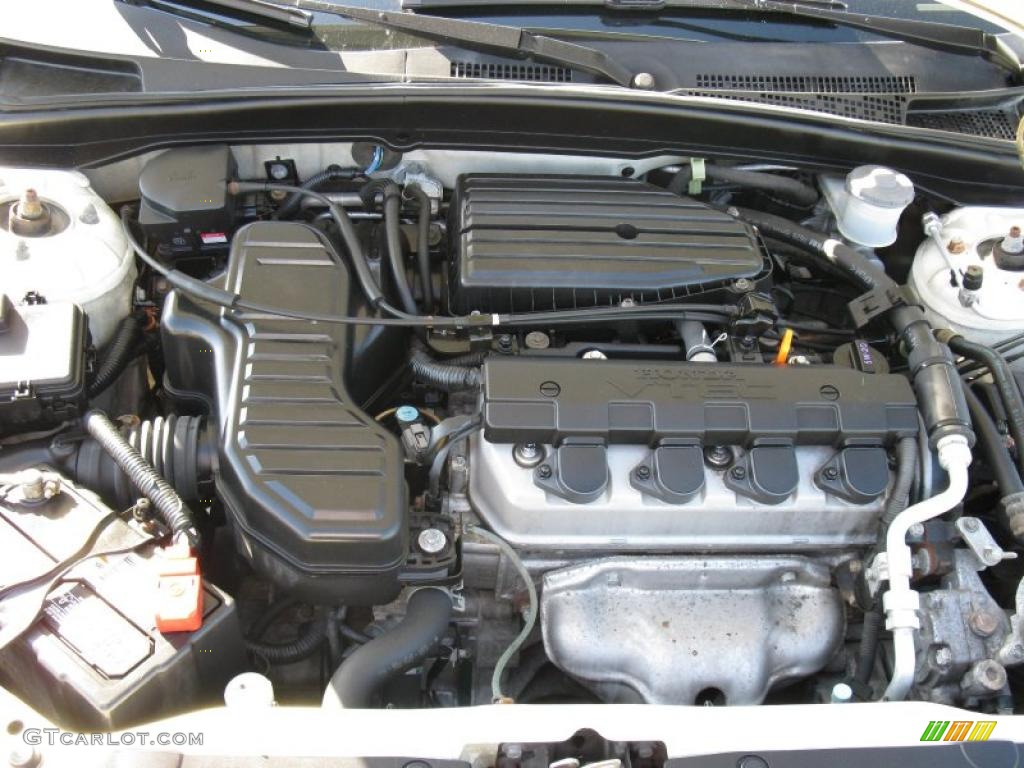 2005 Civic EX Sedan - Taffeta White / Ivory photo #25