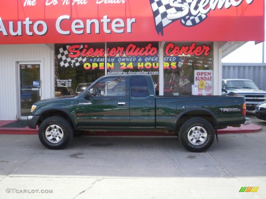 1999 Tacoma TRD Extended Cab 4x4 - Imperial Jade Mica / Gray photo #1