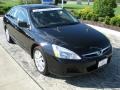 2007 Nighthawk Black Pearl Honda Accord EX-L V6 Sedan  photo #1