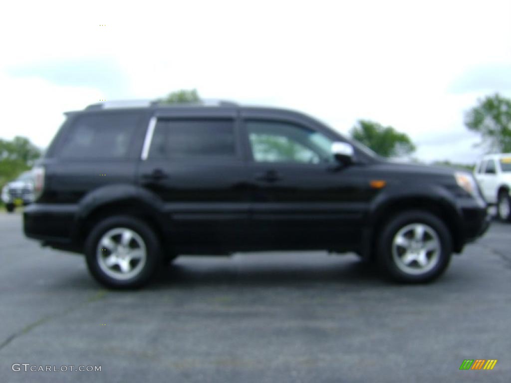 2007 Pilot EX 4WD - Formal Black / Gray photo #8