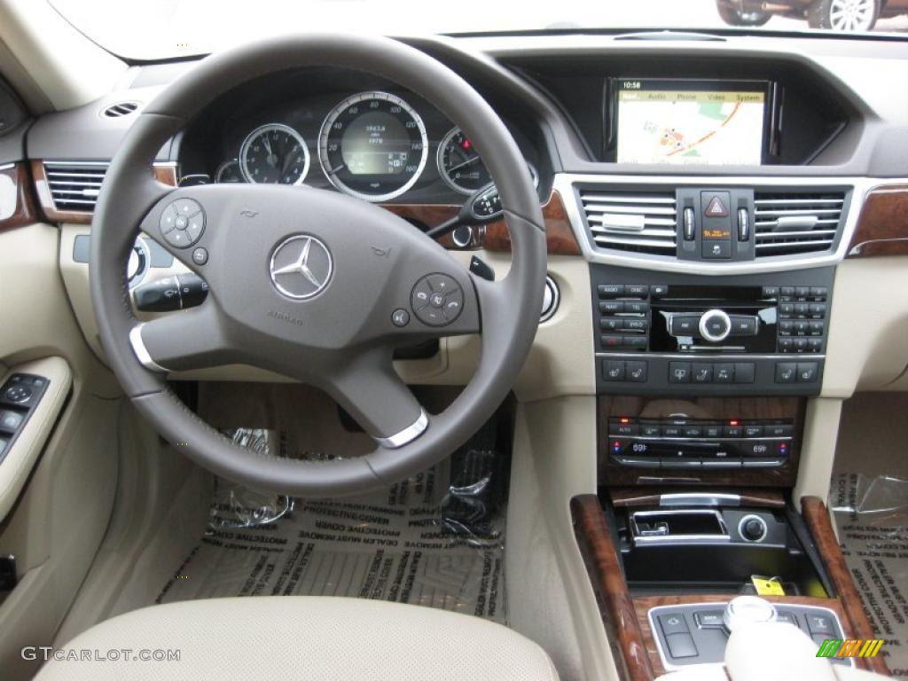 2010 E 550 Sedan - Arctic White / Almond Beige photo #14