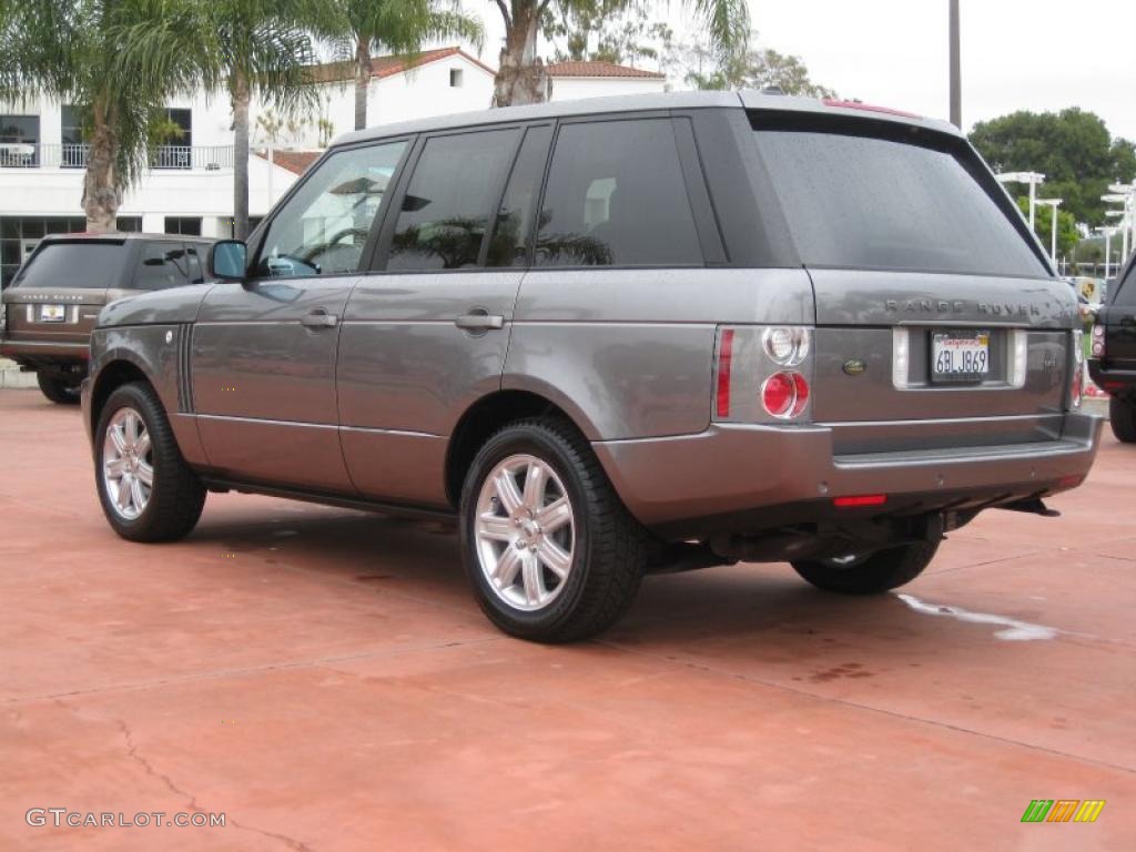 2007 Range Rover HSE - Stornoway Grey Metallic / Charcoal photo #7