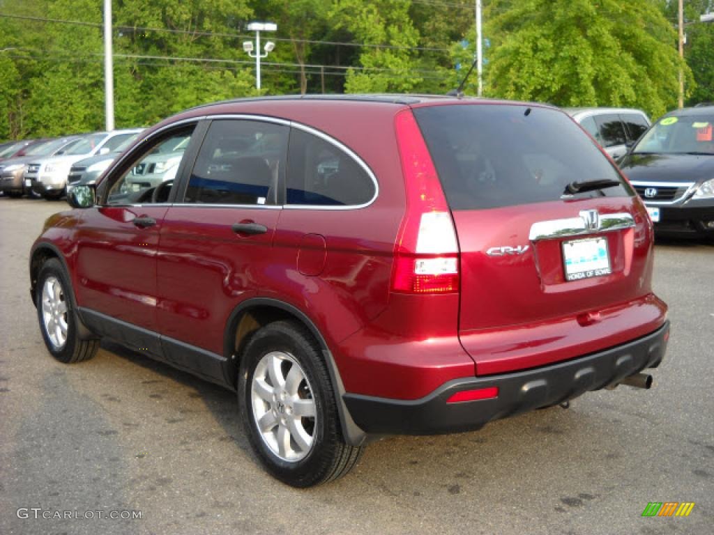 2007 CR-V EX 4WD - Tango Red Pearl / Gray photo #5
