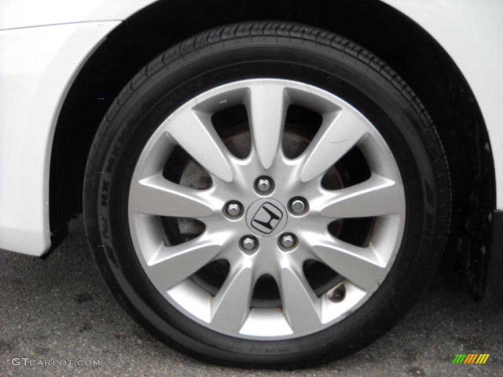 2007 Accord EX-L V6 Sedan - Taffeta White / Ivory photo #9