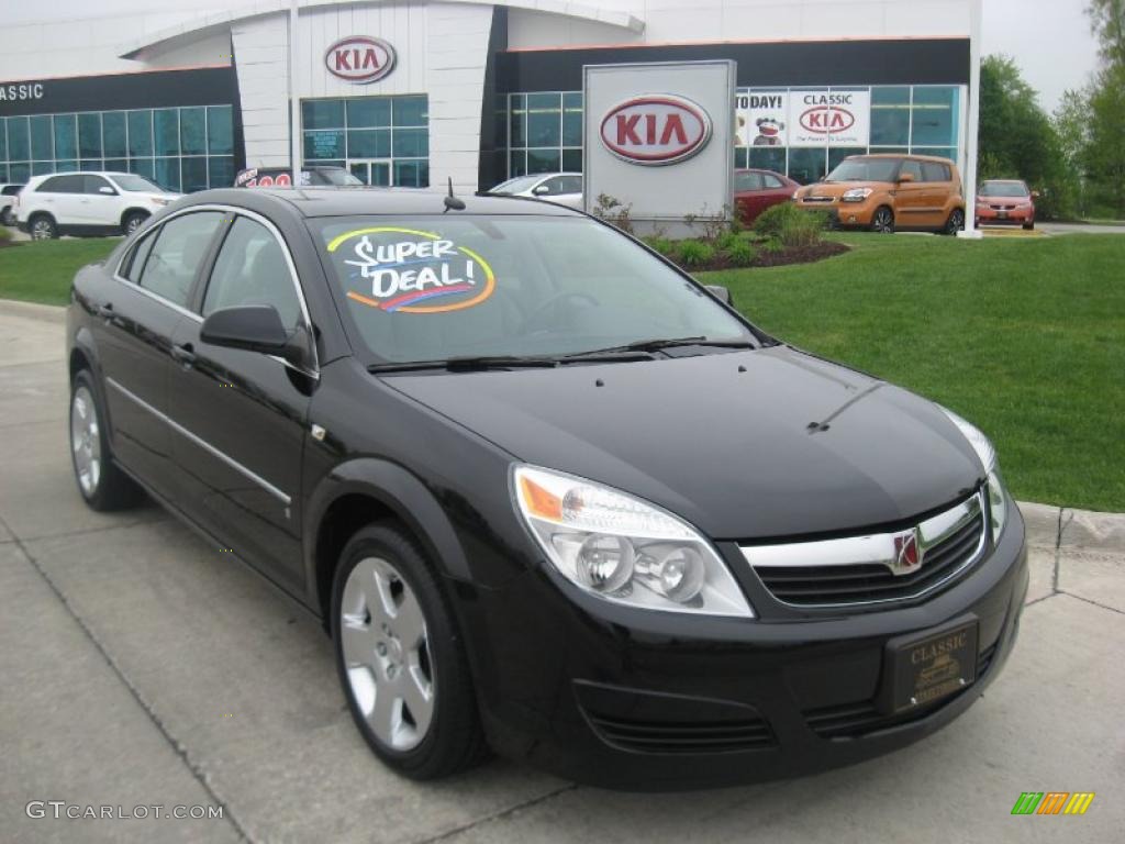 2007 Aura XE - Black Onyx / Tan photo #1