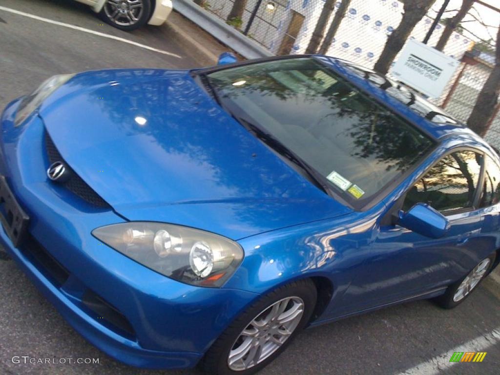Vivid Blue Pearl Acura RSX