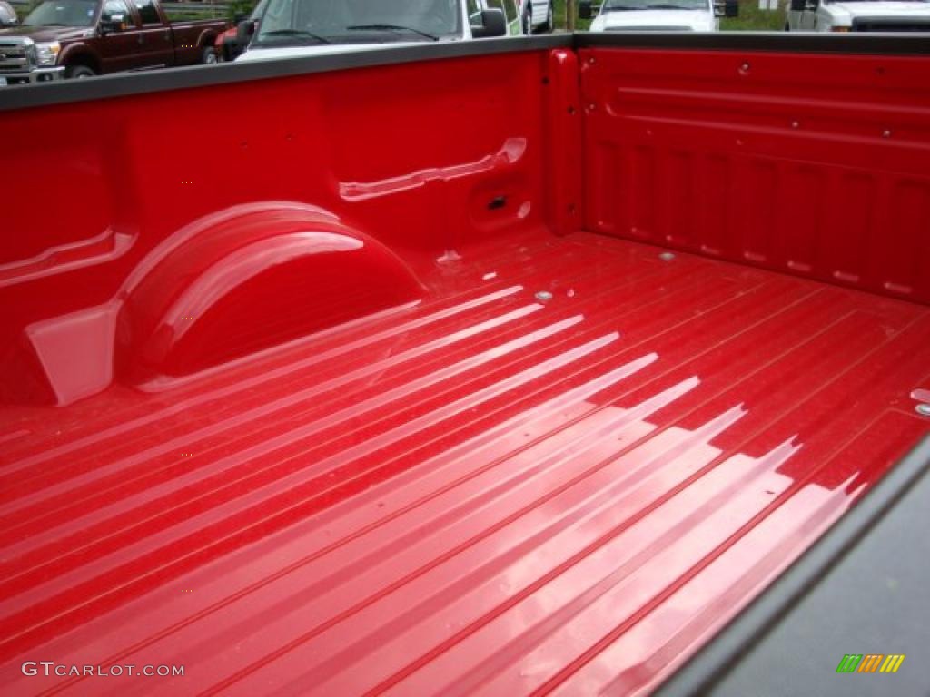 2010 F150 STX SuperCab 4x4 - Vermillion Red / Medium Stone photo #13