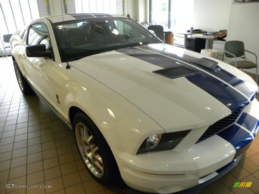 2007 Mustang Shelby GT500 Coupe - Performance White / Black Leather photo #1