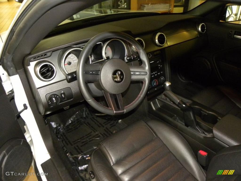 2007 Mustang Shelby GT500 Coupe - Performance White / Black Leather photo #3