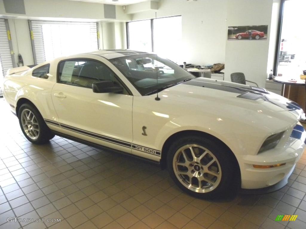 2007 Mustang Shelby GT500 Coupe - Performance White / Black Leather photo #9