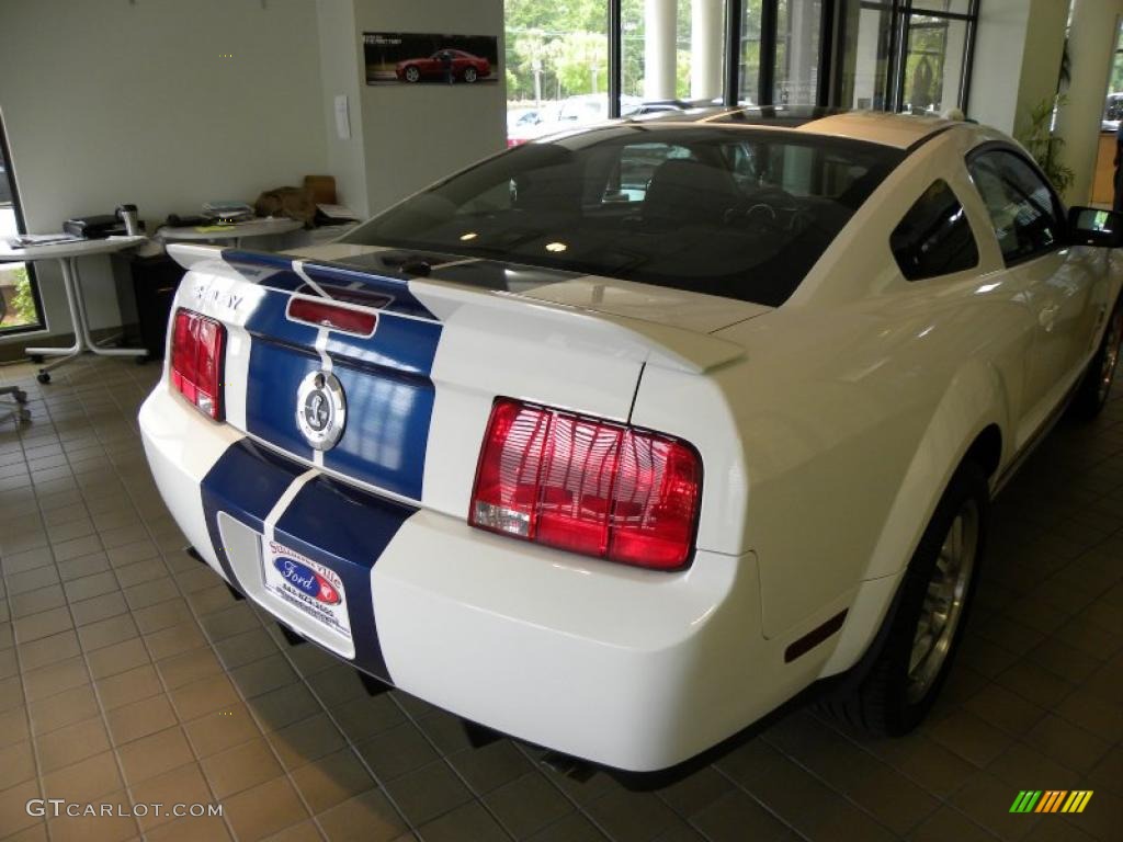 2007 Mustang Shelby GT500 Coupe - Performance White / Black Leather photo #10