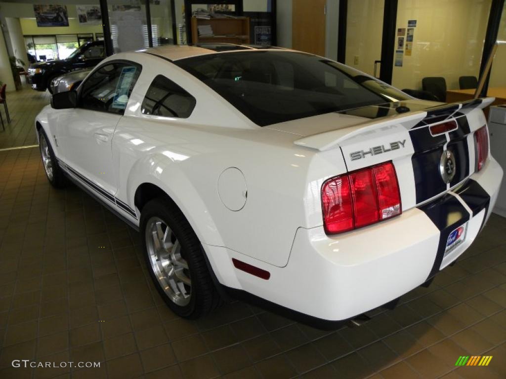2007 Mustang Shelby GT500 Coupe - Performance White / Black Leather photo #12