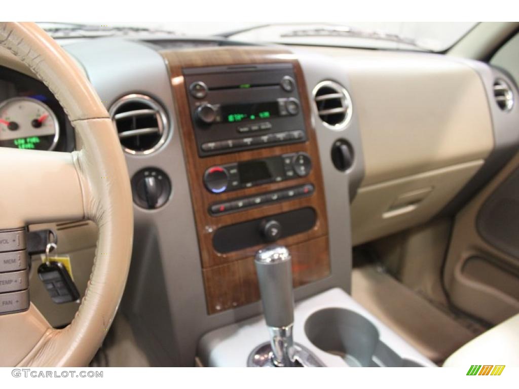 2004 F150 Lariat SuperCrew 4x4 - Arizona Beige Metallic / Tan photo #7