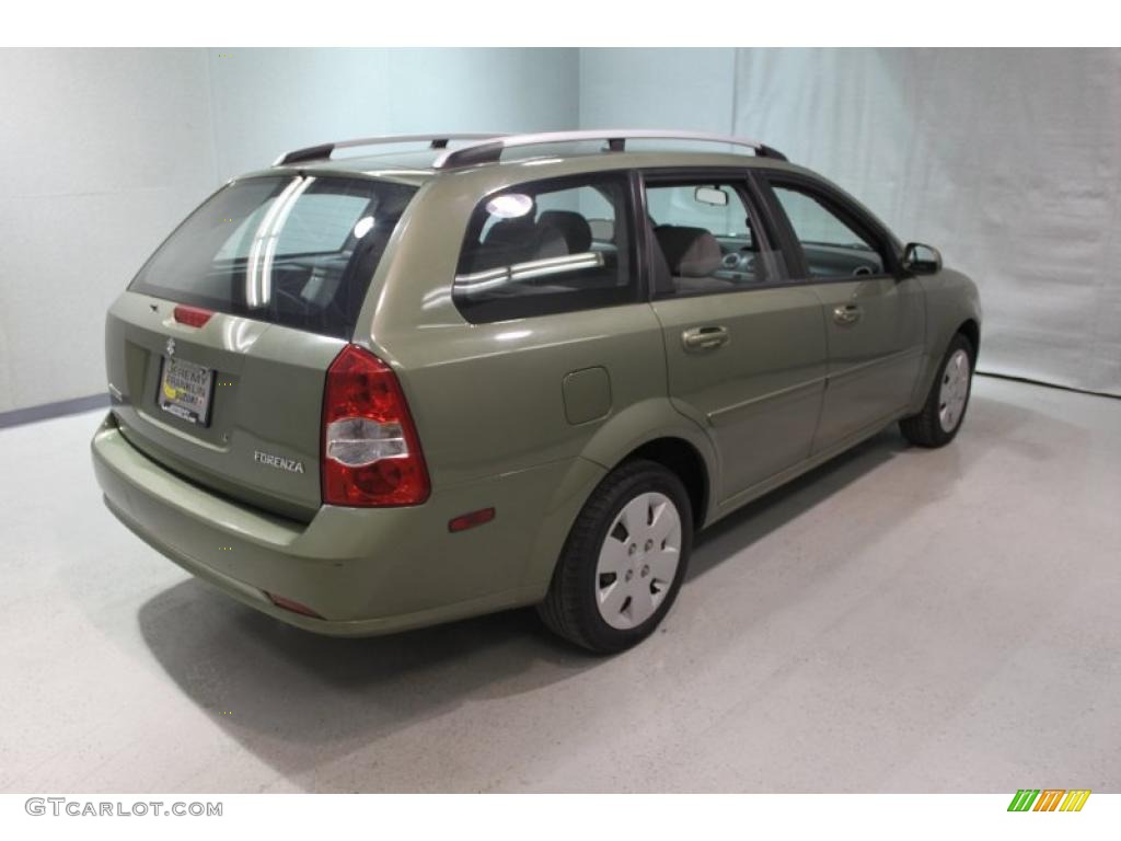 2006 Forenza Wagon - Desert Green Metallic / Grey photo #6