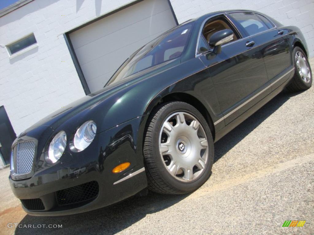 2006 Continental Flying Spur  - Midnight Emerald / Saddle photo #1