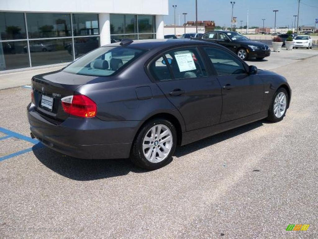 2007 3 Series 328i Sedan - Sparkling Graphite Metallic / Grey photo #3