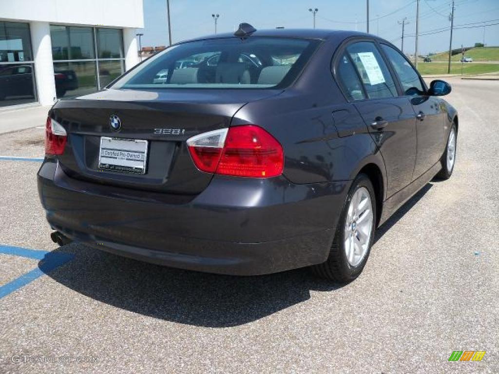 2007 3 Series 328i Sedan - Sparkling Graphite Metallic / Grey photo #4