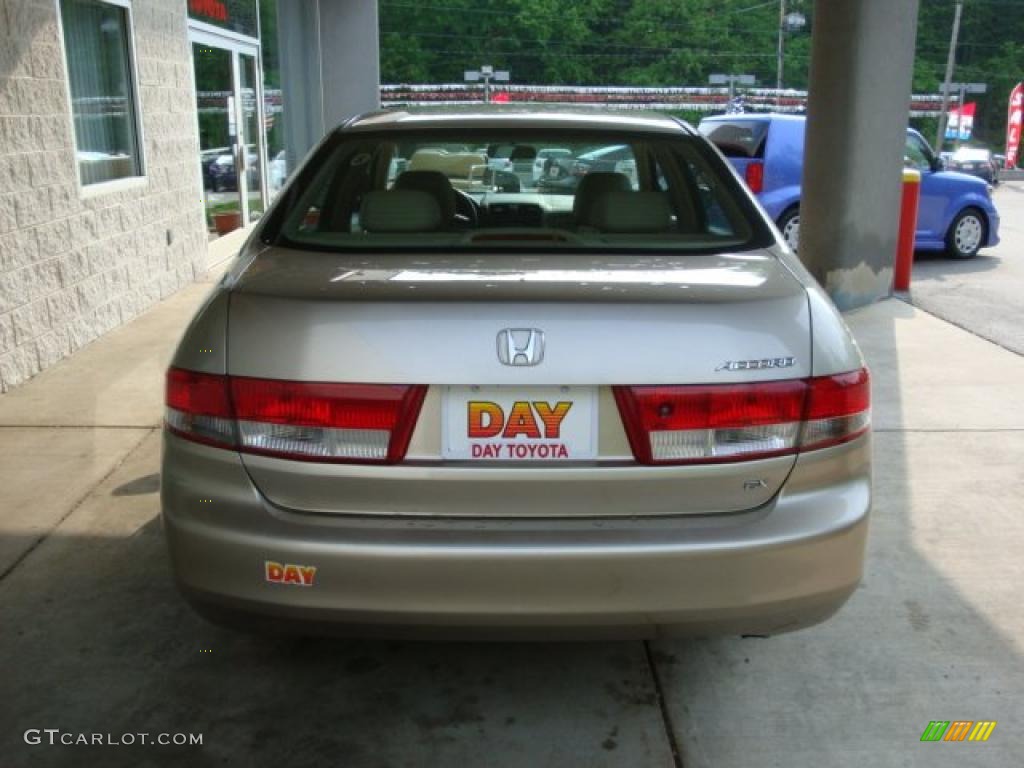 2003 Accord EX-L Sedan - Desert Mist Metallic / Ivory photo #3