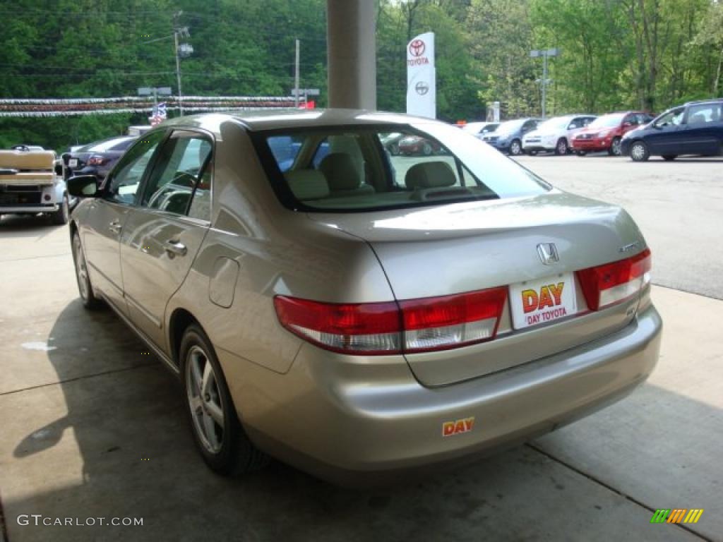 2003 Accord EX-L Sedan - Desert Mist Metallic / Ivory photo #4
