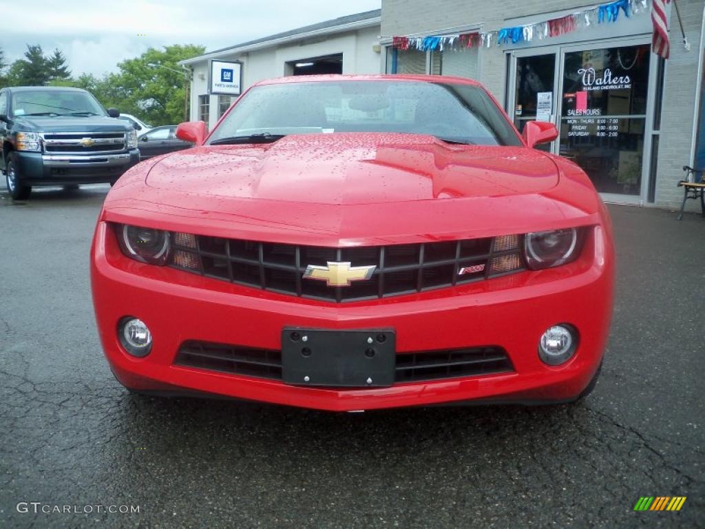 2010 Camaro LT/RS Coupe - Victory Red / Black photo #2