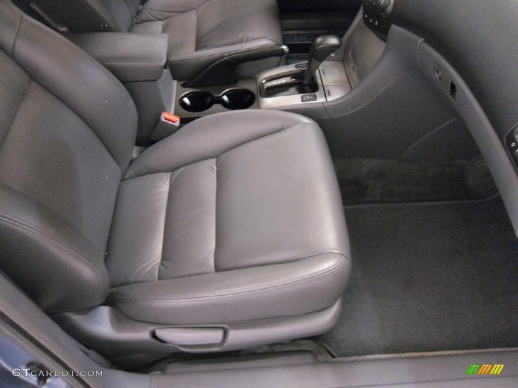 2007 Accord EX-L Sedan - Cool Blue Metallic / Gray photo #21