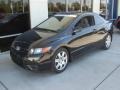 2008 Nighthawk Black Pearl Honda Civic LX Coupe  photo #7