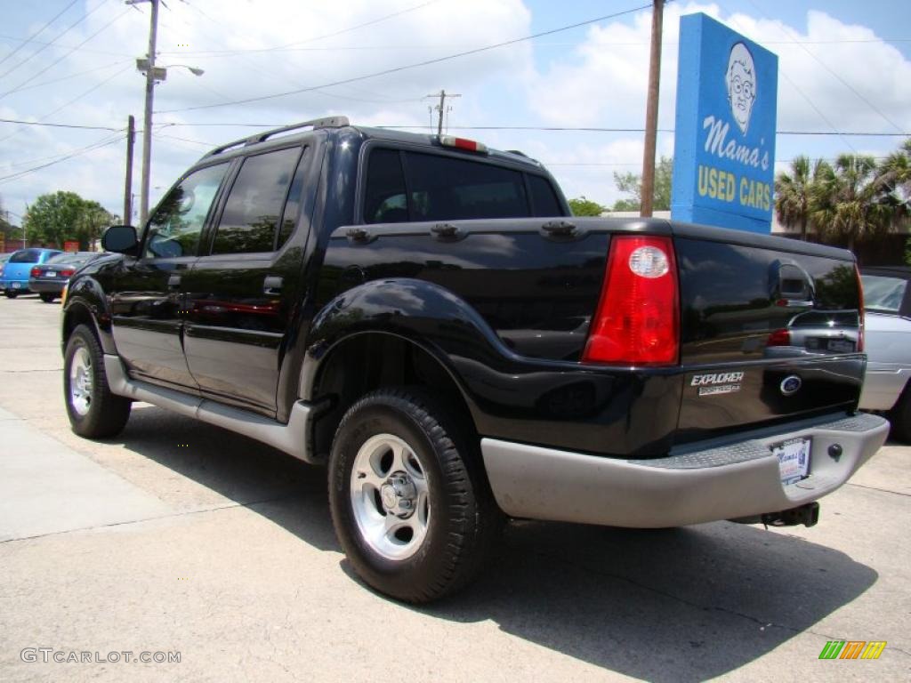 2003 Explorer Sport Trac XLS - Black / Medium Pebble photo #6