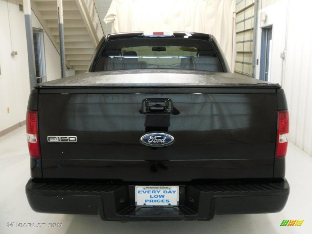 2007 F150 FX2 Sport SuperCrew - Black / Black/Red photo #3