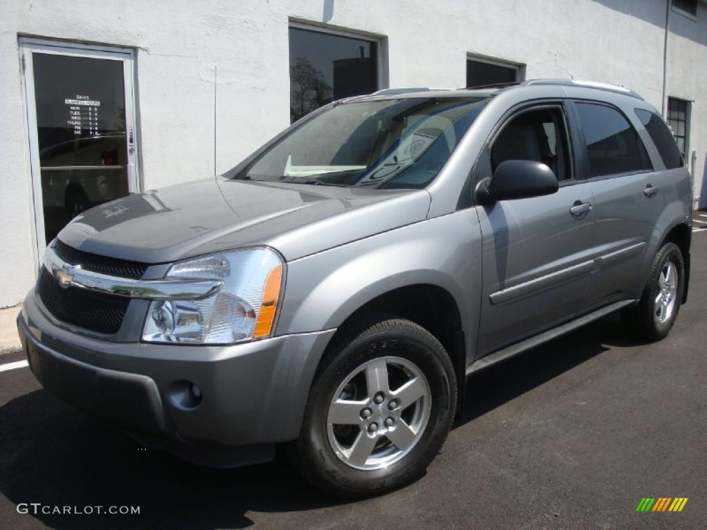 2005 Equinox LT - Dark Silver Metallic / Light Gray photo #1