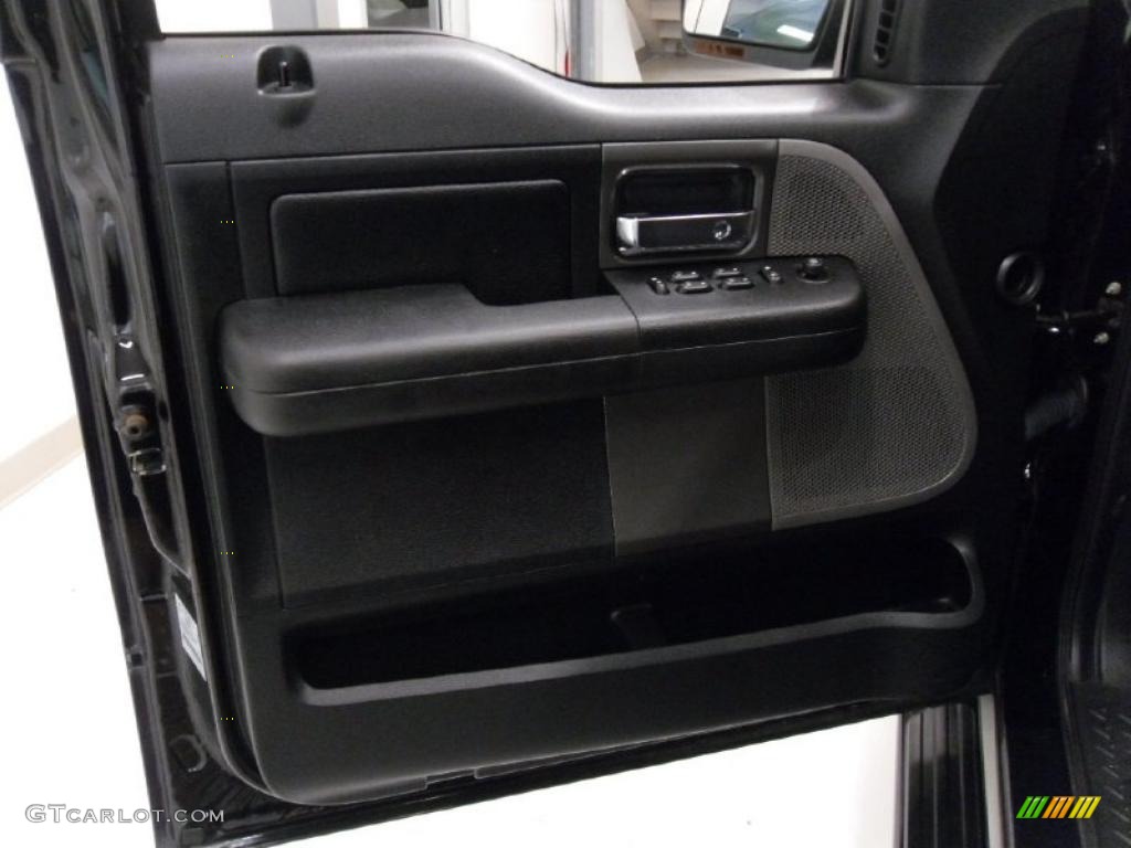 2007 F150 FX2 Sport SuperCrew - Black / Black/Red photo #13