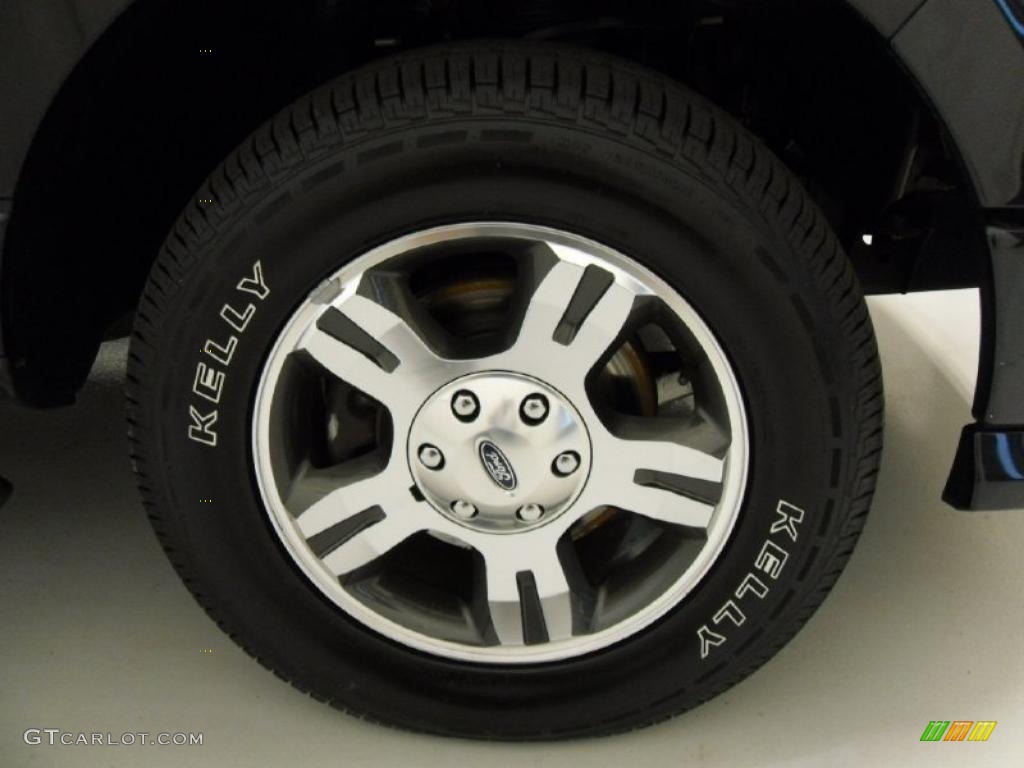 2007 F150 FX2 Sport SuperCrew - Black / Black/Red photo #29