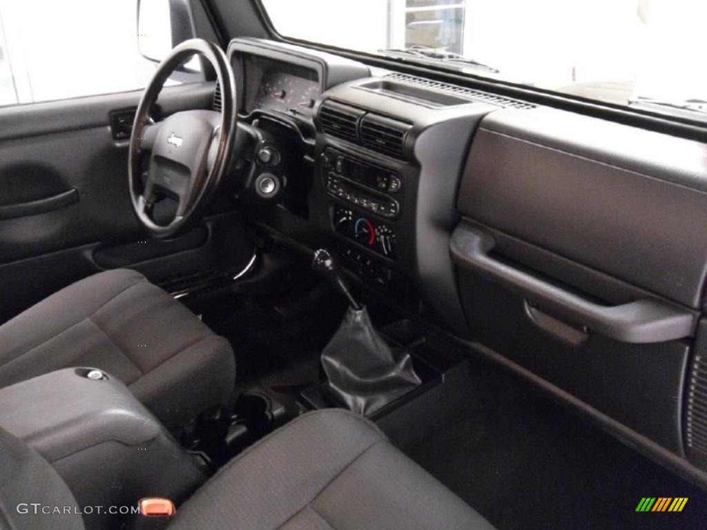 2006 Wrangler Sport 4x4 - Black / Dark Slate Gray photo #20