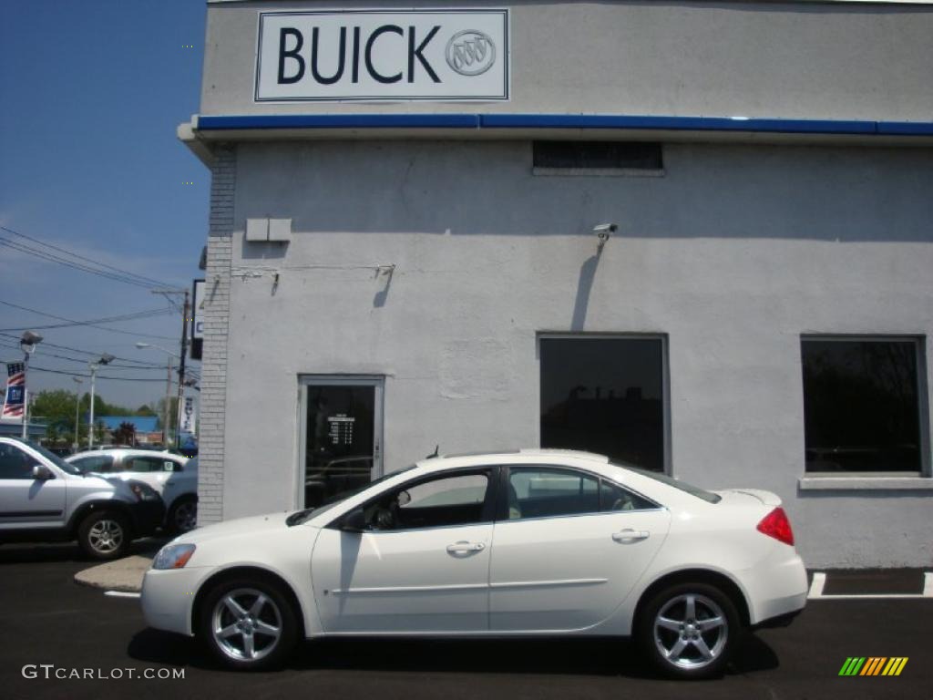 2008 G6 V6 Sedan - White Diamond Tri Coat / Light Taupe photo #3