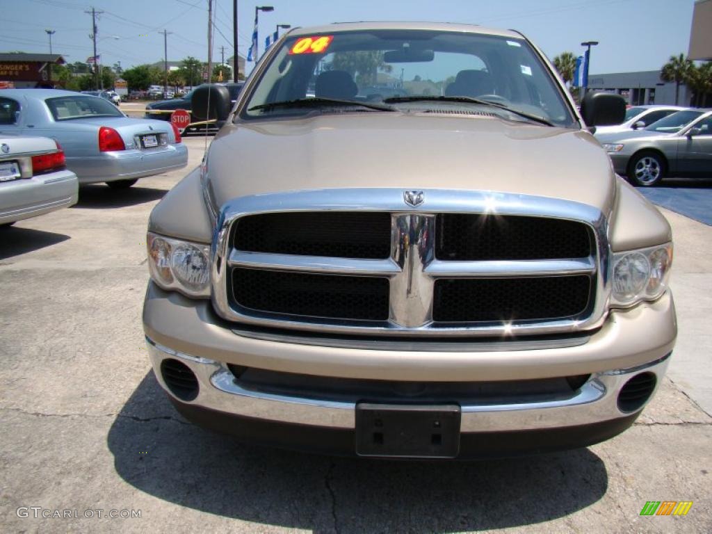 2004 Ram 1500 SLT Quad Cab - Light Almond Pearl / Taupe photo #30