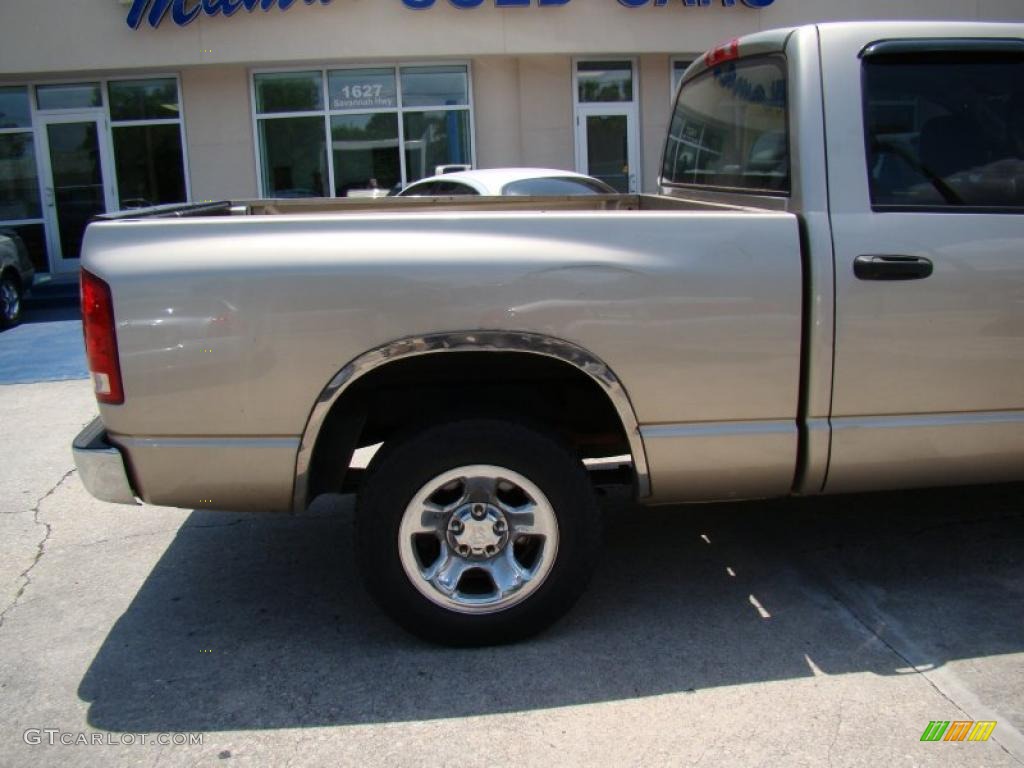 2004 Ram 1500 SLT Quad Cab - Light Almond Pearl / Taupe photo #33