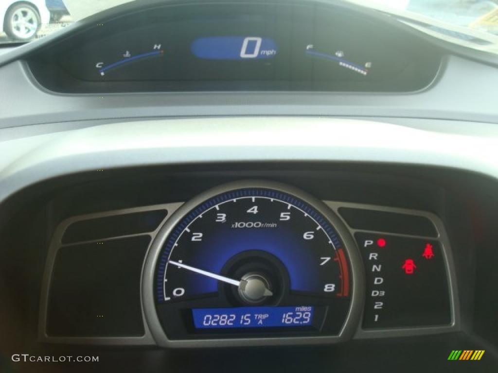 2008 Civic LX Sedan - Atomic Blue Metallic / Gray photo #15
