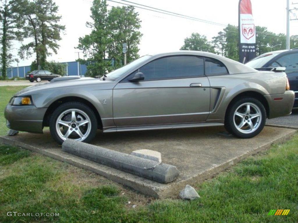 2001 Mustang Cobra Coupe - Mineral Grey Metallic / Medium Parchment photo #2