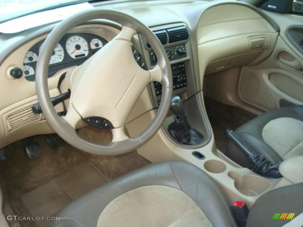 2001 Mustang Cobra Coupe - Mineral Grey Metallic / Medium Parchment photo #10