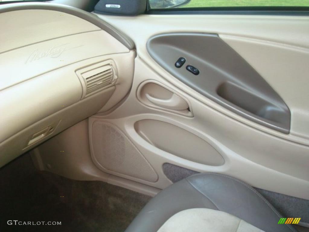 2001 Mustang Cobra Coupe - Mineral Grey Metallic / Medium Parchment photo #16