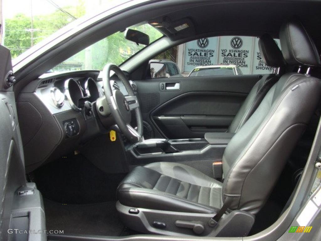 2007 Mustang GT Premium Coupe - Black / Dark Charcoal photo #7